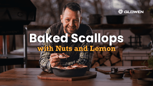 Baked Scallops with Nuts and Lemon - Glowen
