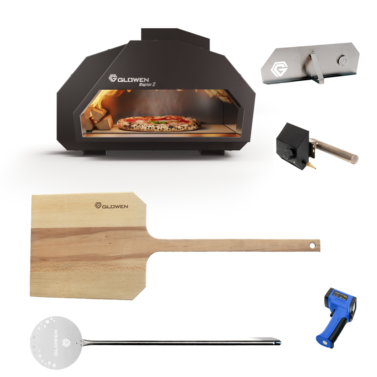 Glowen Raptor 2 Black - Essential Bundle