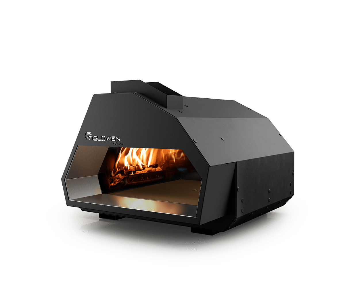 Glowen Raptor Black Multi - Fuel Pizza Oven - Glowen