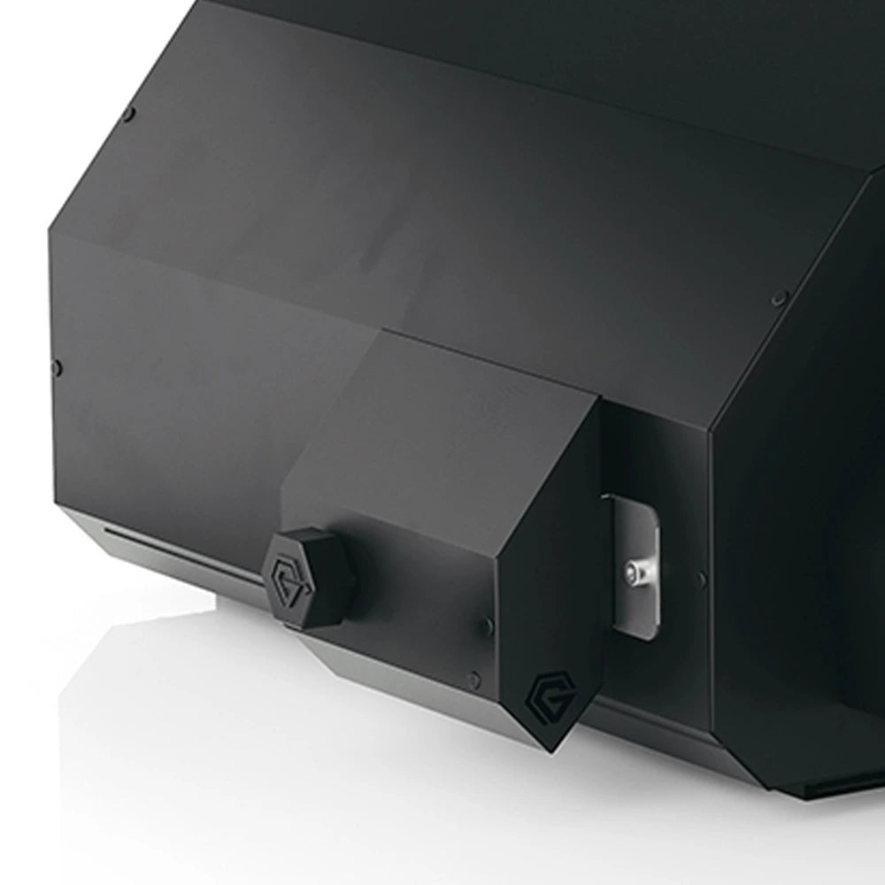 Actual installed Raptor 2 automatic-ignition gas burner and control housing